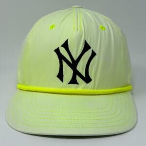 New York NY Yankees Hat Baseball Cap MLB American Needle Snapback Neon Yellow